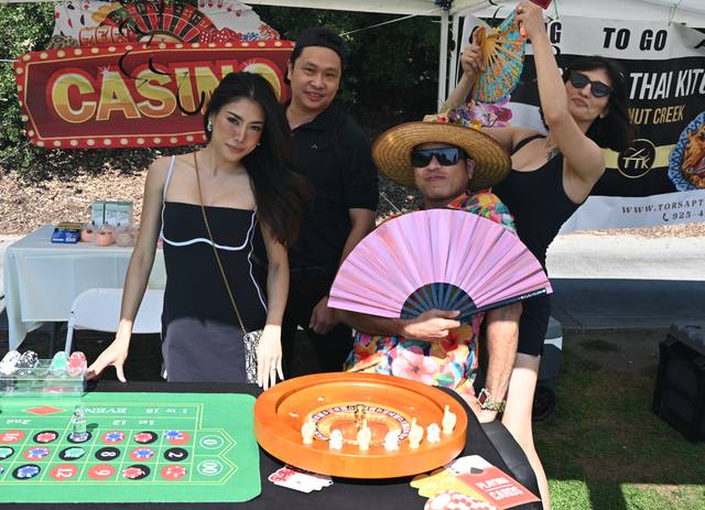 The casino tent on the course, 2026 SIS Golf Classic