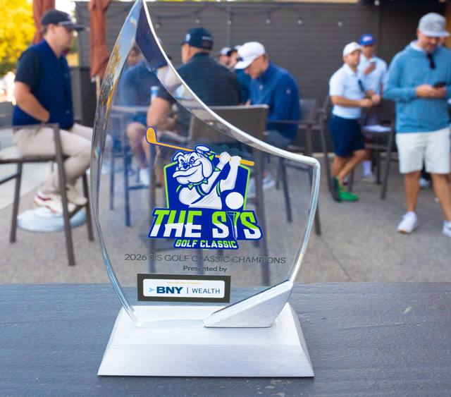 The 2026 SIS Golf Classic trophy, 2026 SIS Golf Classic